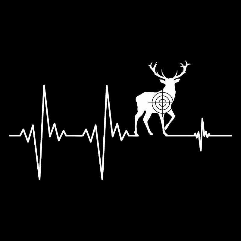 Hirsch Herzschlag Jäger Jagd Rotwild