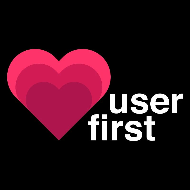 UX Designer T-Shirt, User first, Rosa