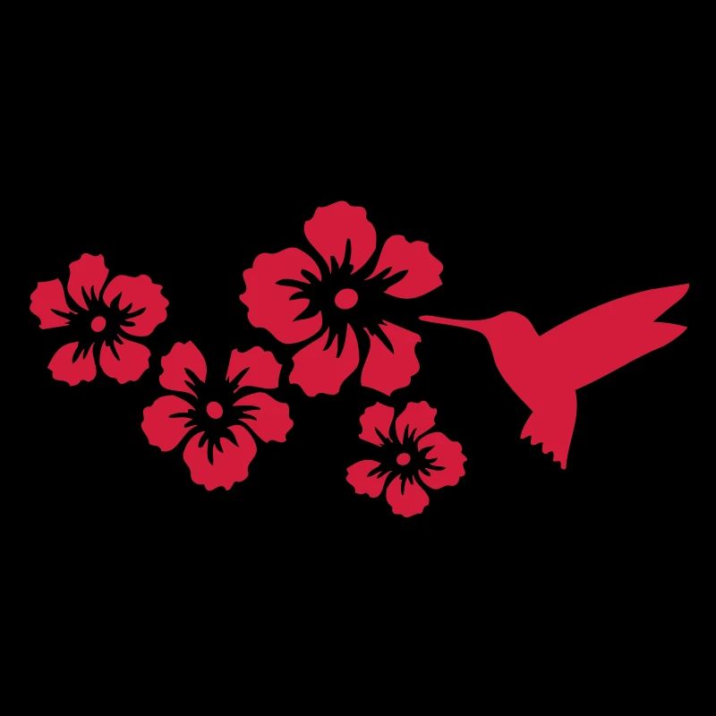 colibri fleurs d'hibiscus