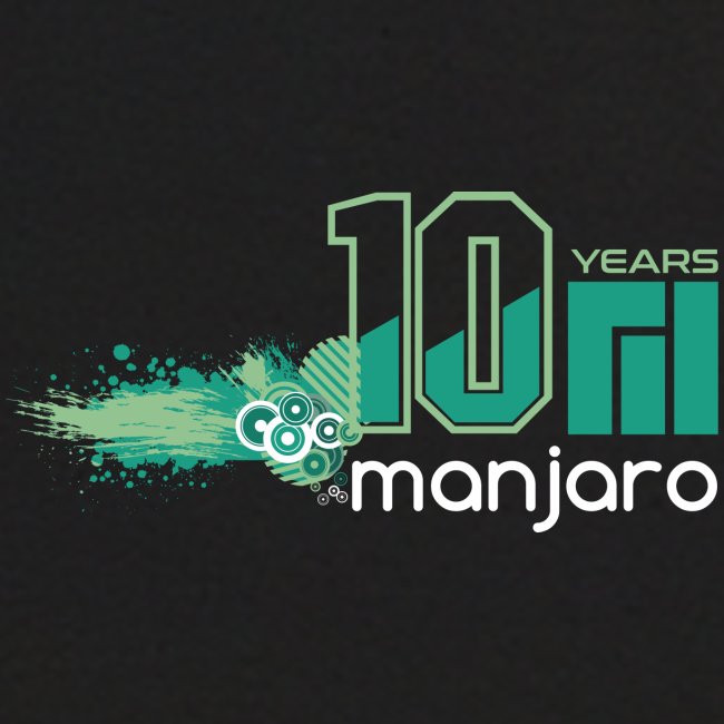Manjaro 10 years splash v2