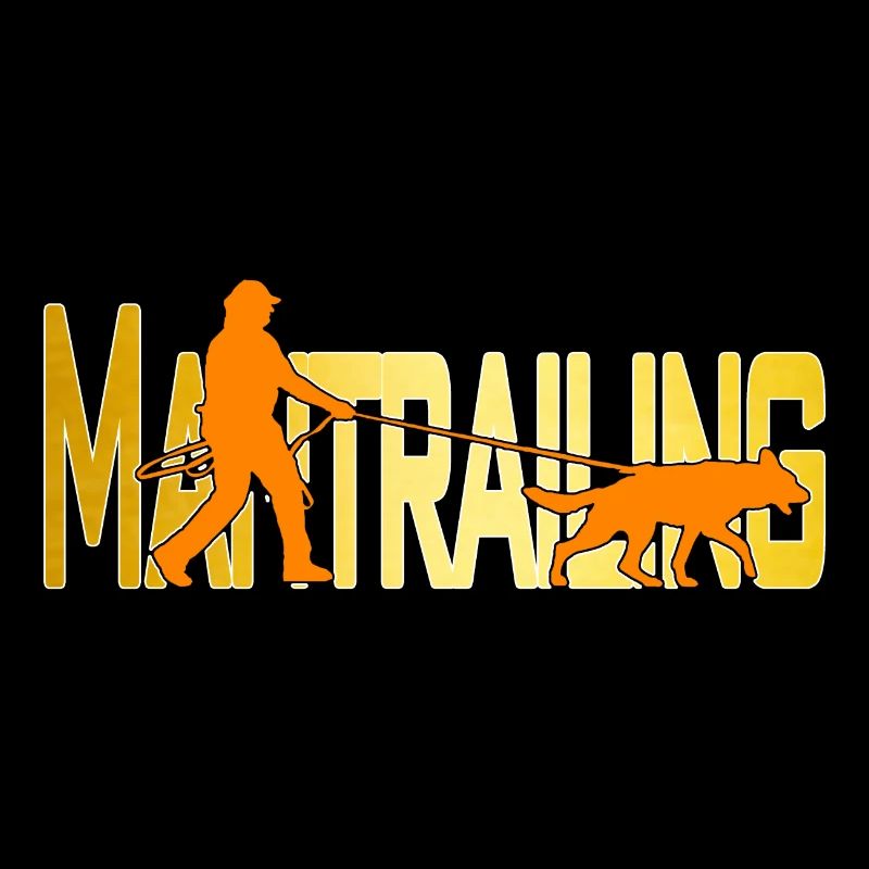 Mantrailing orange / gold