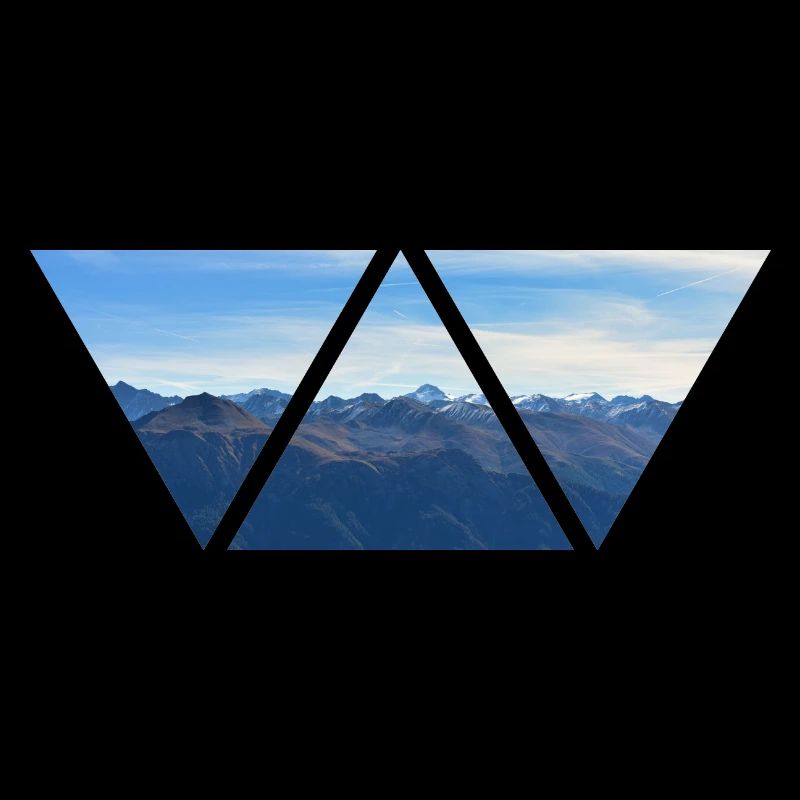 Alps Triangle Hiking Austria Gift Mountains
