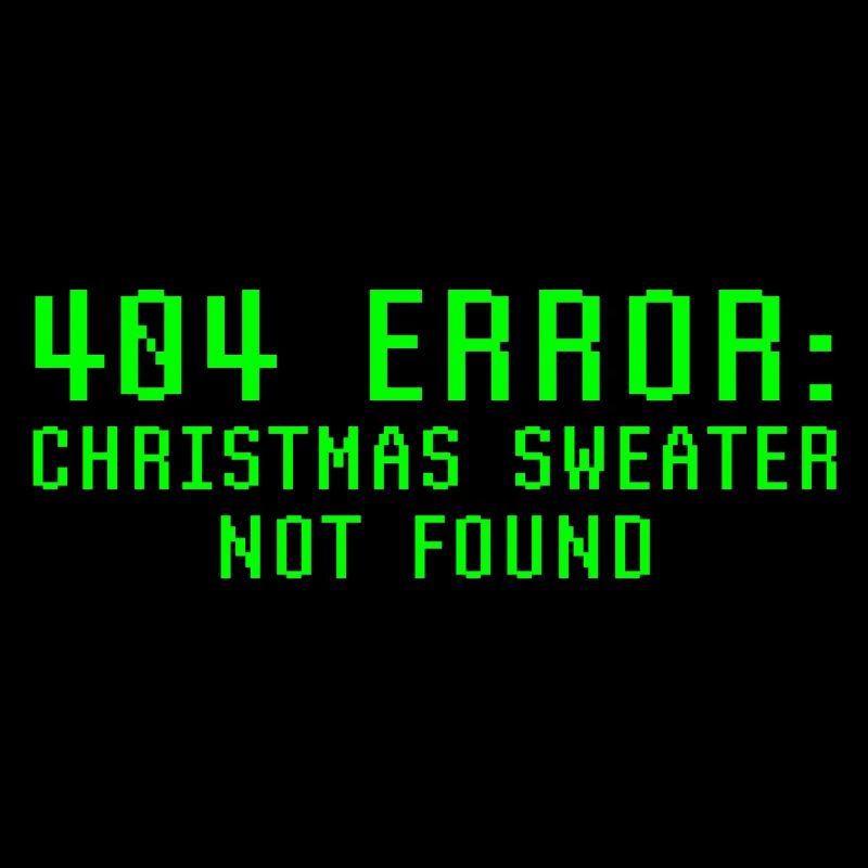 404 Erreur Pull de Noël pas trouvé drôle laid