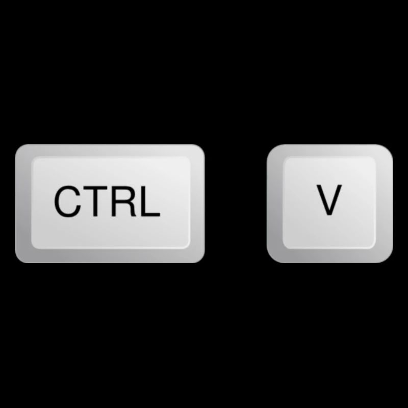 Control + V
