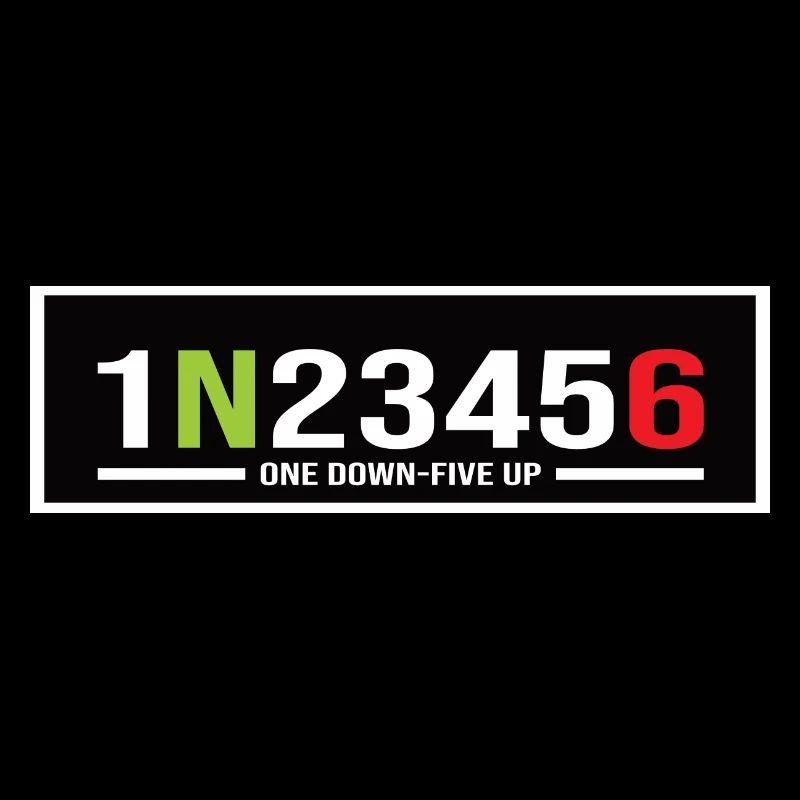 Motorrad Gänge 1N23456 One Down-Five Up