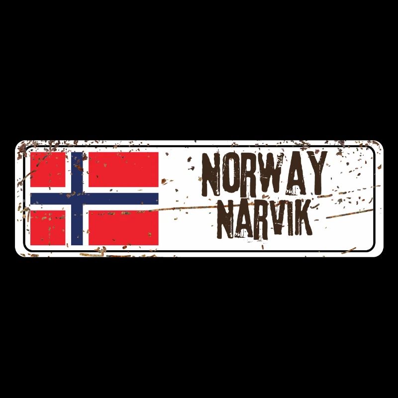 Narvik Norway Flag
