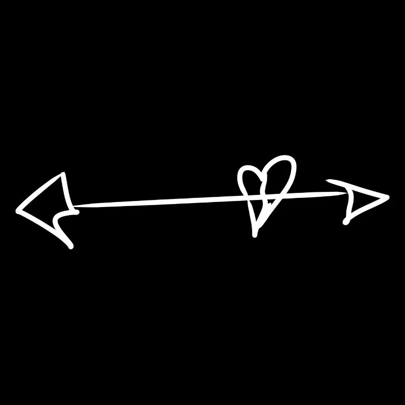 Flèche avec coeur
