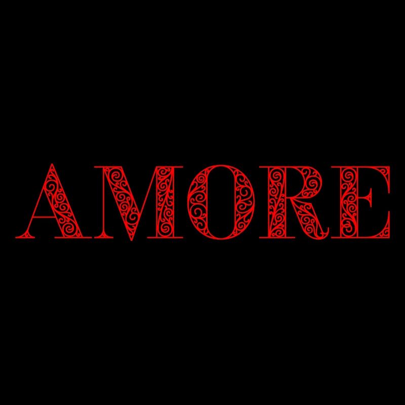 AMORE Geschenk-Idee Zitat italienisch liebe