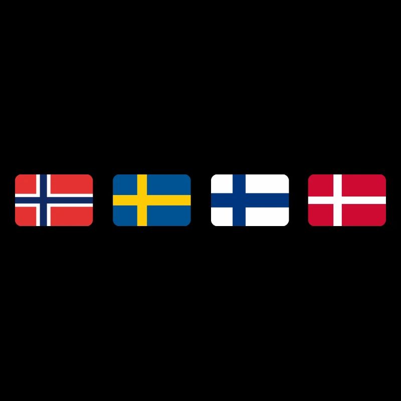 SCANDINAVIAN FLAGS