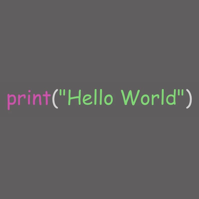 Hello World programming Python C++ C #