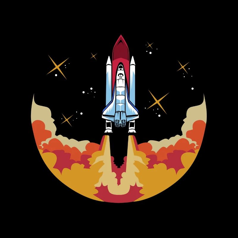 Astronaute de lancement de la navette spatiale