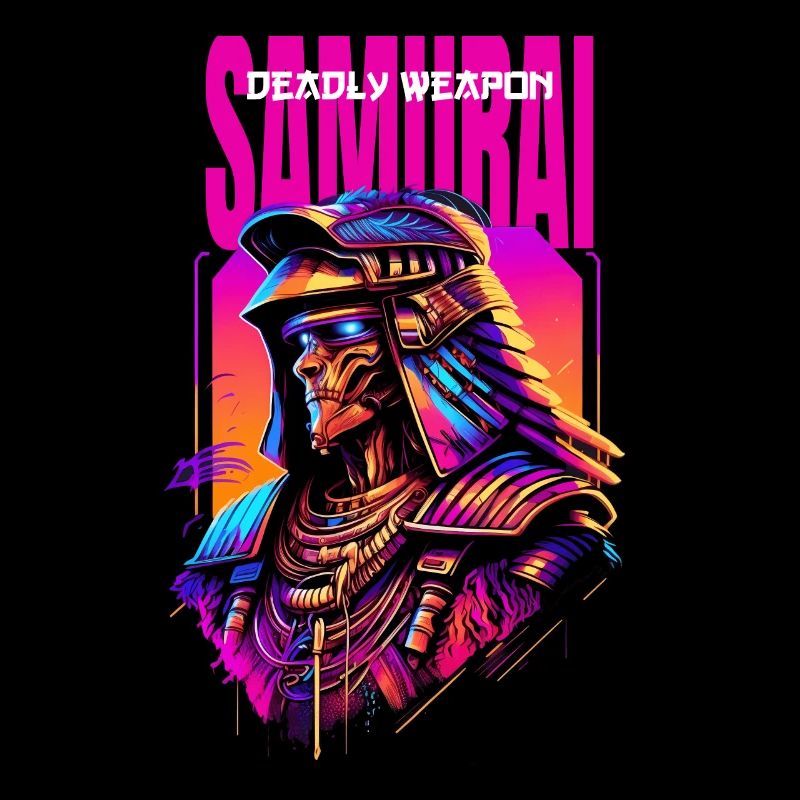 Samurai Cyber Warrior Geschenk