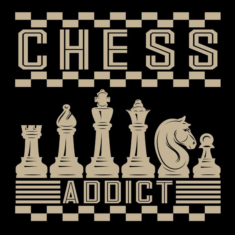 Lusitger Schachspieler Spruch I Schach