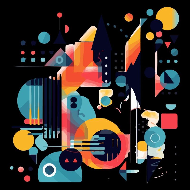 Abstract geometric design