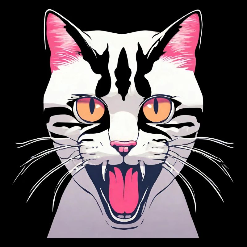 Chat en colère