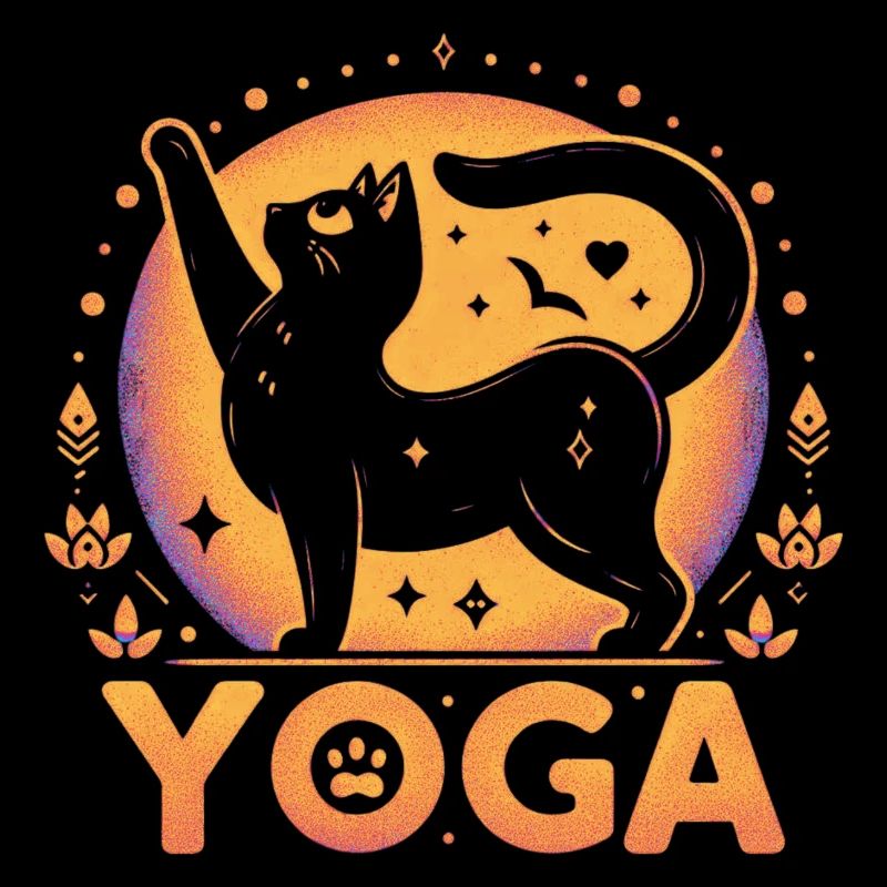 Chat pratique yoga