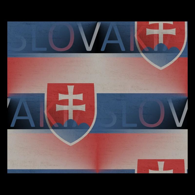 Slovakia Flag - Art Design