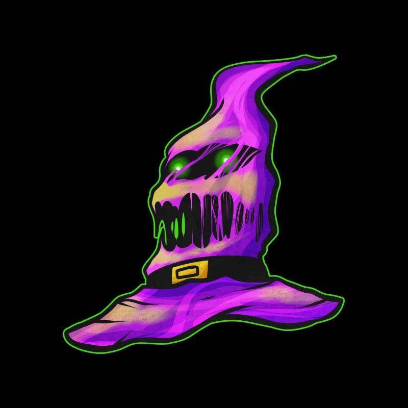 Purple Evil Witch a Halloween