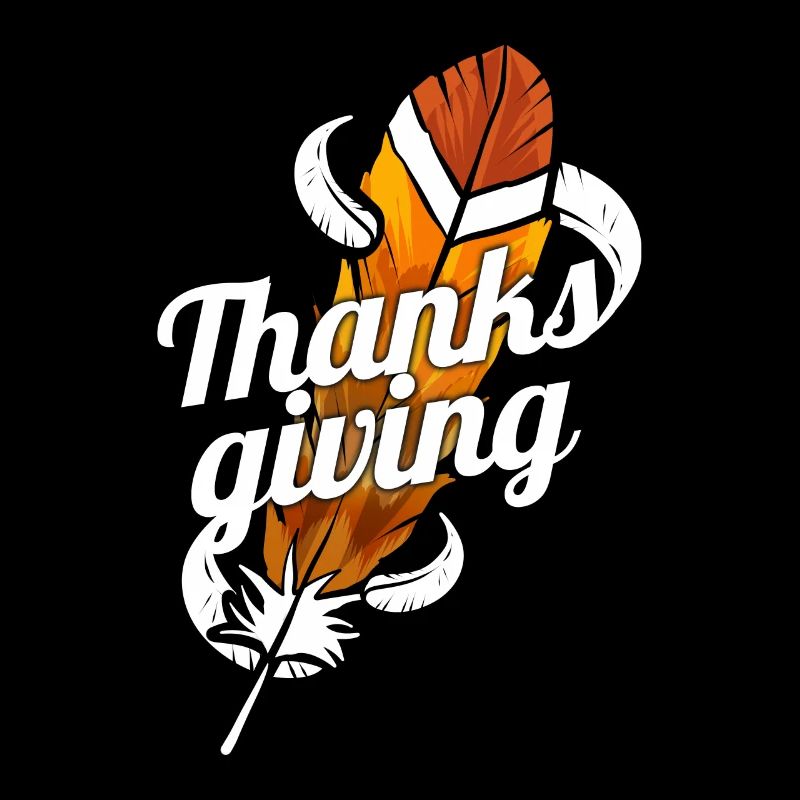 Beautiful Turkey Feather Thanksgiving
