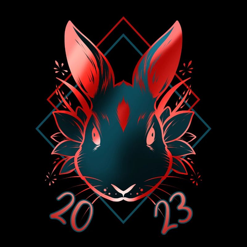Red Rabbit For 2023 Chinese New Year