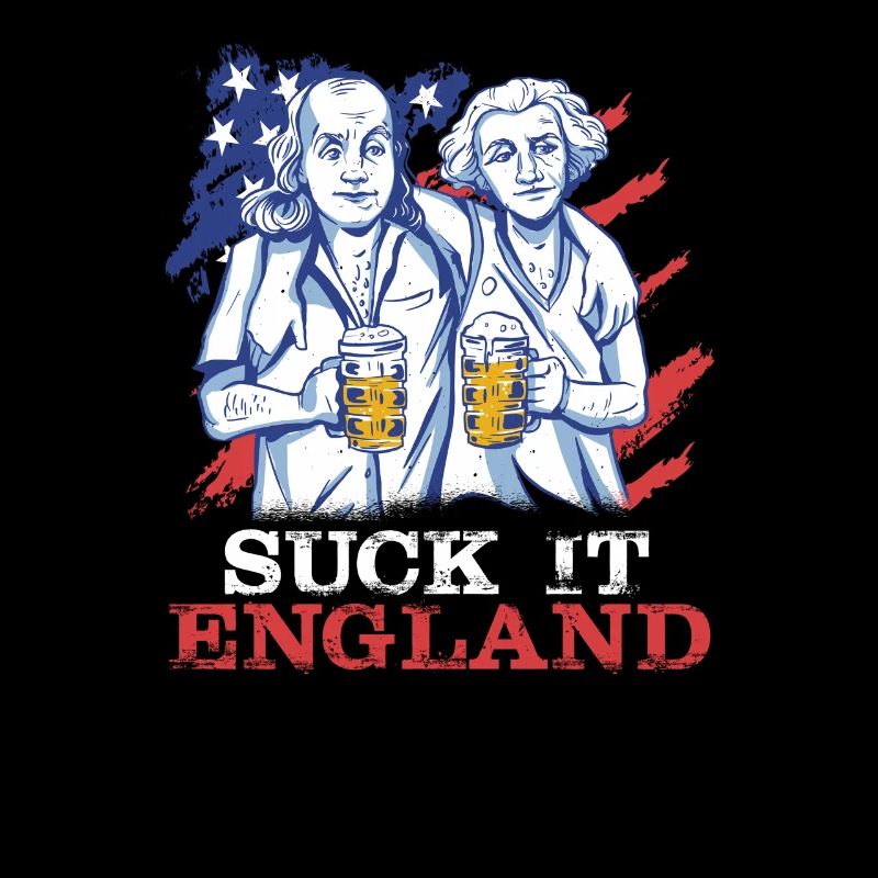 Suck-It England Funny July 4 George Washington