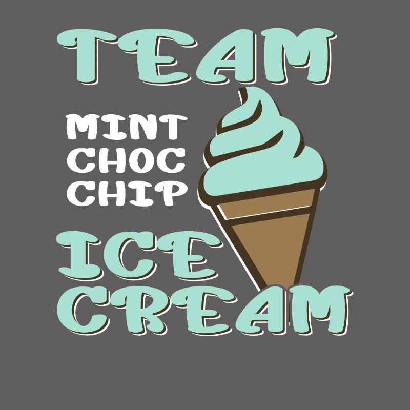 Team Mint Choc Crème glacée Cornet Crème glacée Crème glacée