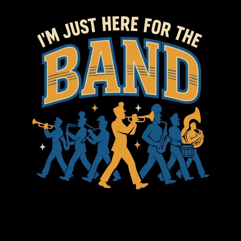 Ich bin nur wegen der Band hier