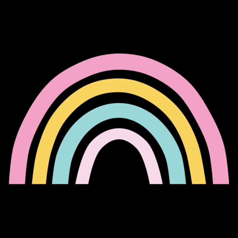 Pastell Regenbogen