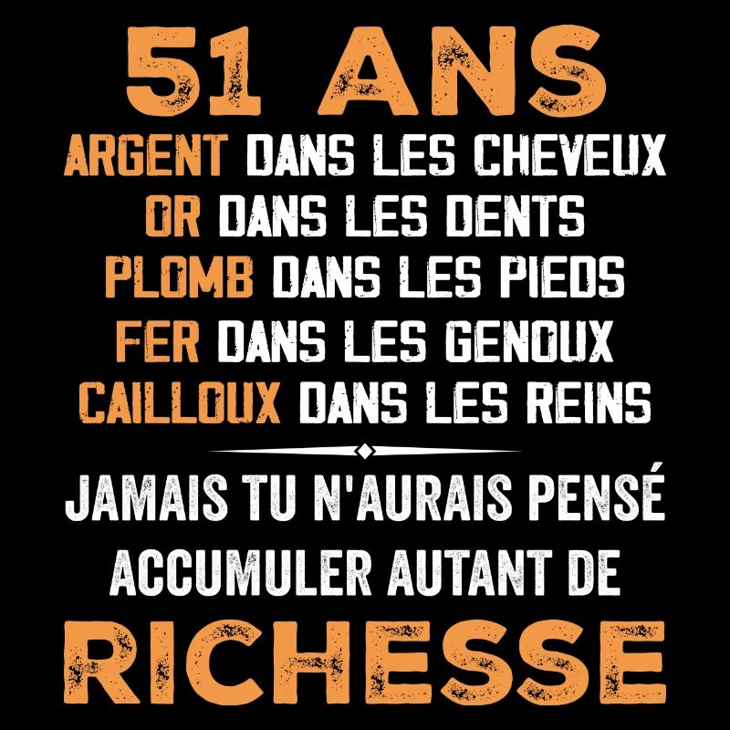 51 Years Old Funny Birthday Gift 51 Years Old Gift