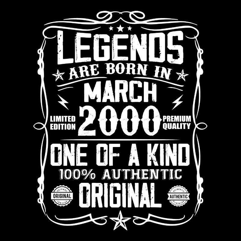 March 2000 Vintage 24 Year Anniversary Gift