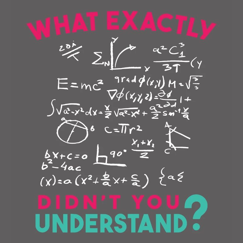 Physique Math Formule Blague