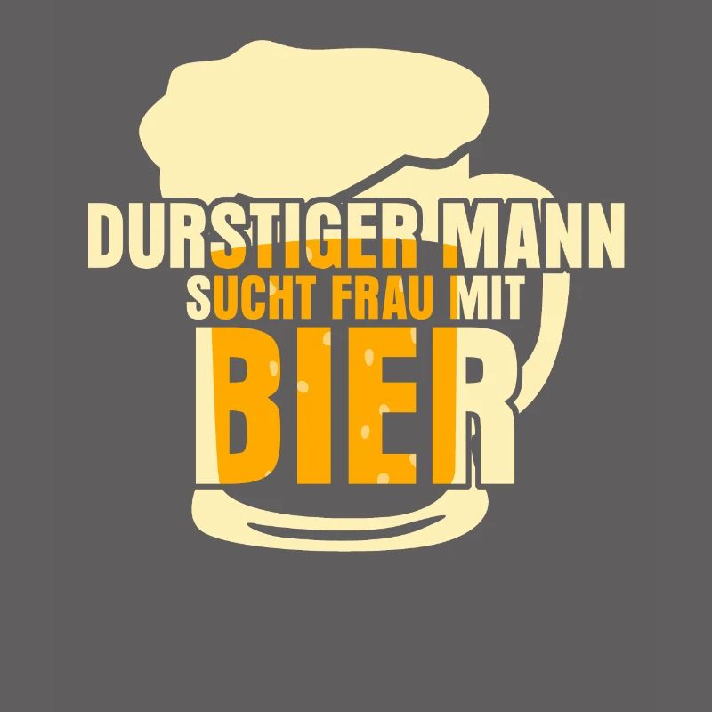 Bier Durstiger Mann Biertrinker
