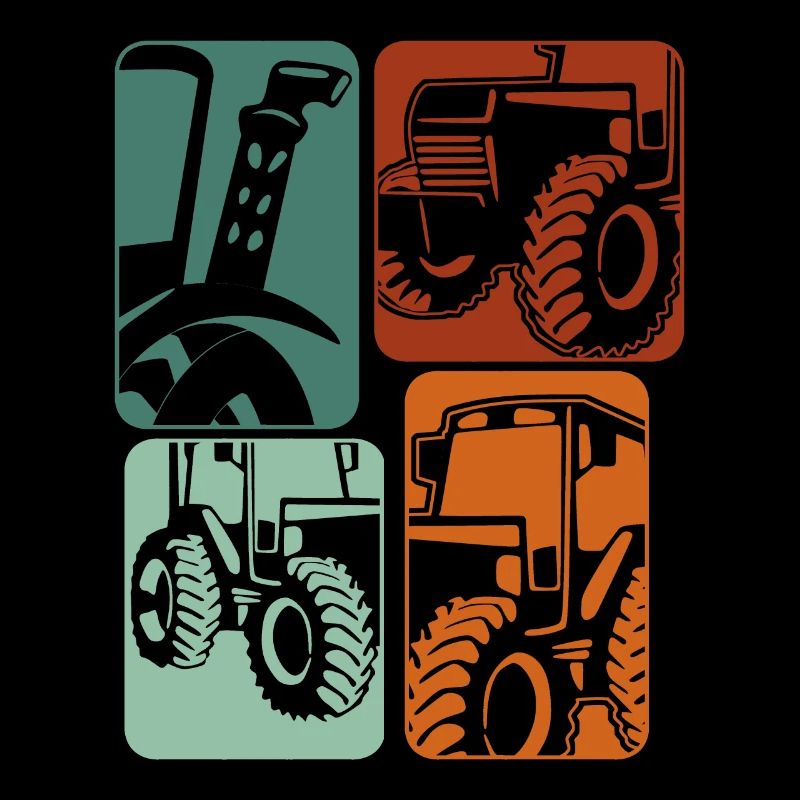 Tractor Retro Tractor Driver Tractor