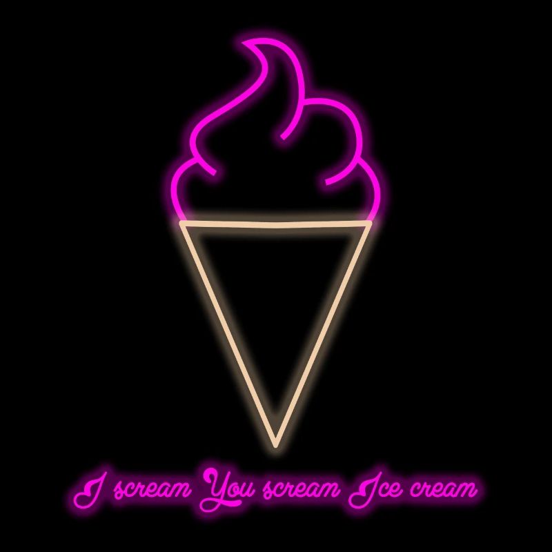 Eis Eiscreme Spruch Eisbecher