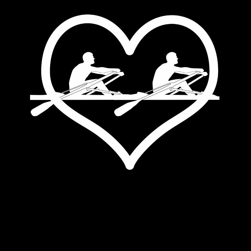 Rowing boat Rowing Rowing Heart Rowing