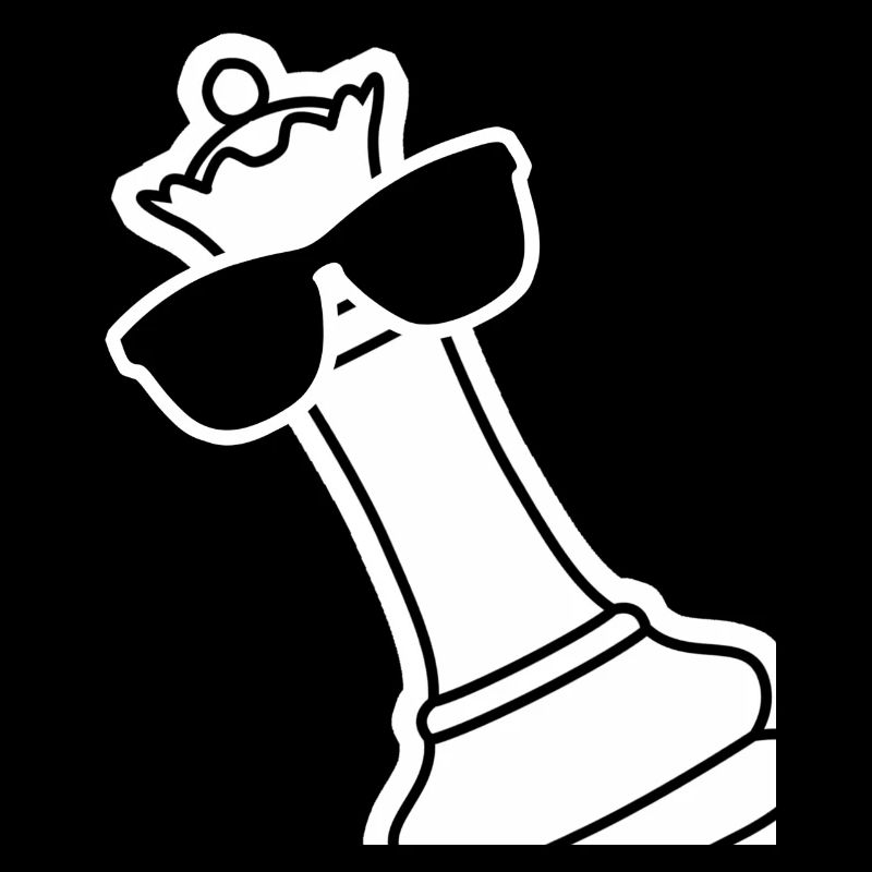 Chess Queen with Sunglasses