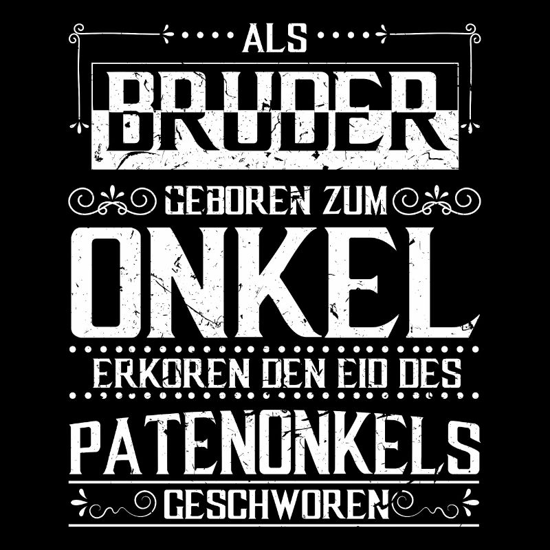Bruder Paten-Onkel Paten-Kind Pate Taufpate