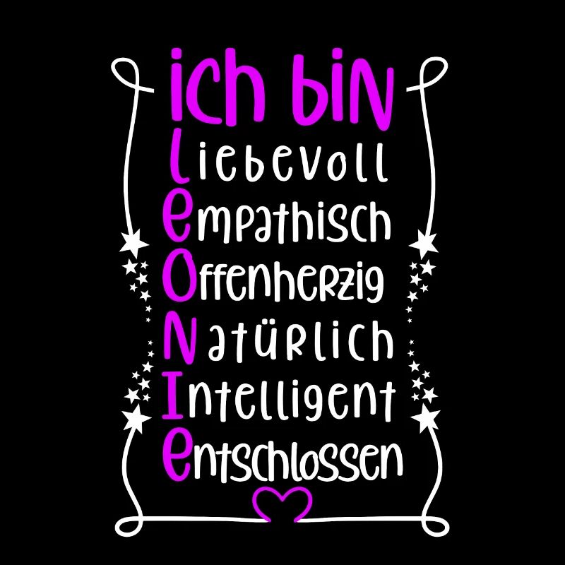 Für den besten Menschen - Ich bin Leonie
