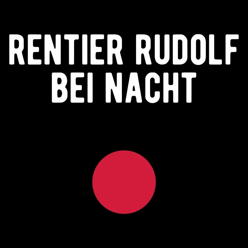 Reindeer Rudolf at night