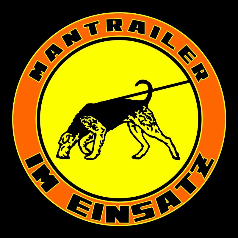 Mantrailer im Einsatz Airedale Terrier