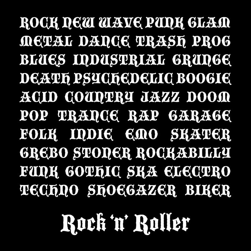 Genres Rock Blanc