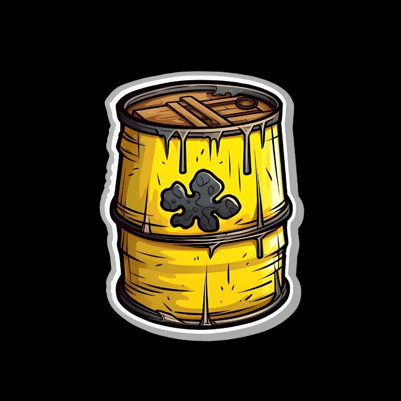 Nuclear waste barrel