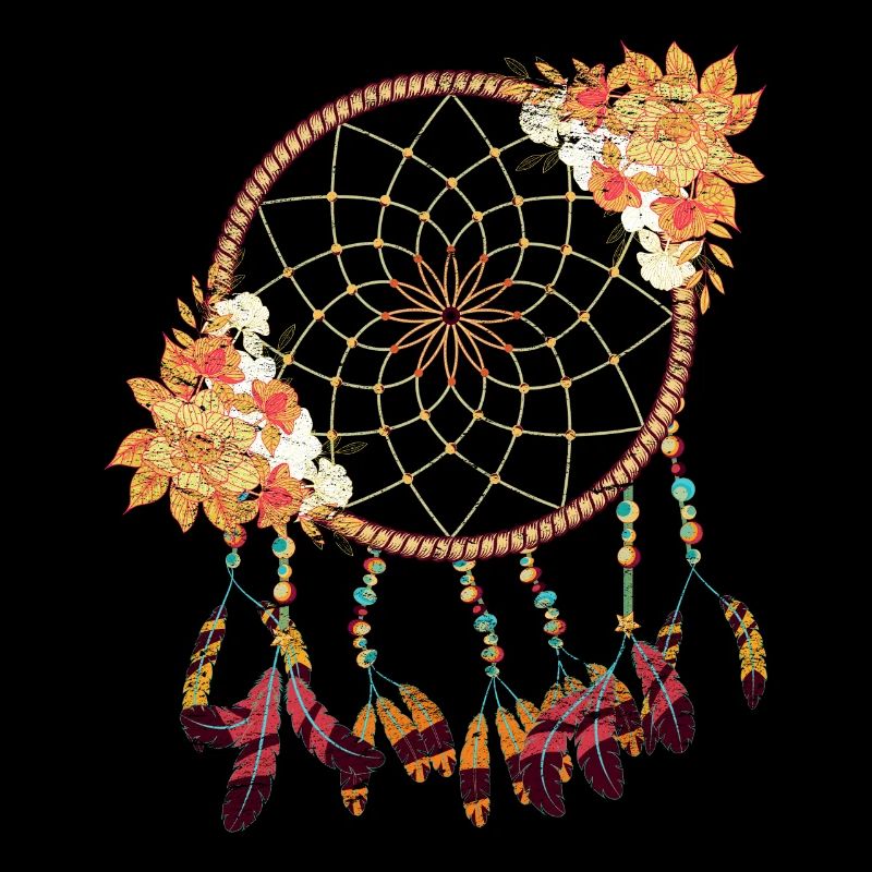 Feder Schmuck Hippie Blumen Geschenk Traumfänger