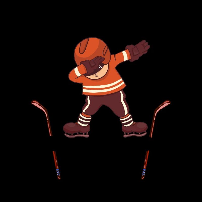 dabbing Eishockeyspieler