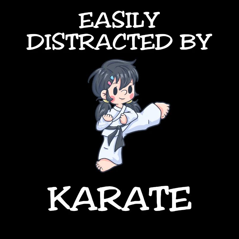 Easily Distracted By Karate