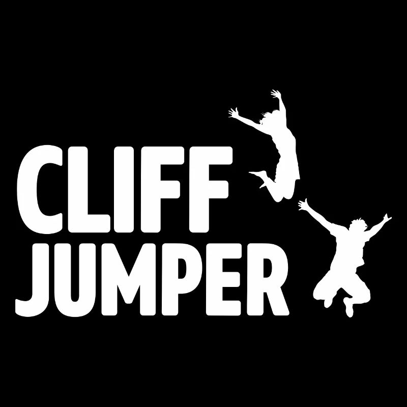 Retro Graphic Cliff Diver Cliff Diving Tombstoning