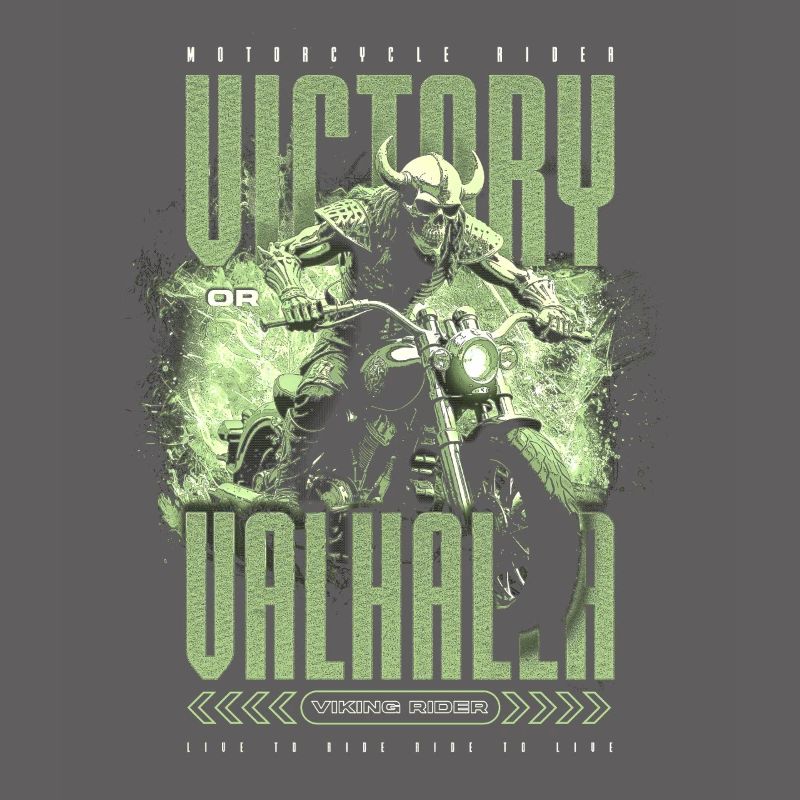Motorrad Nordische Wikinger Sieg Oder Walhalla