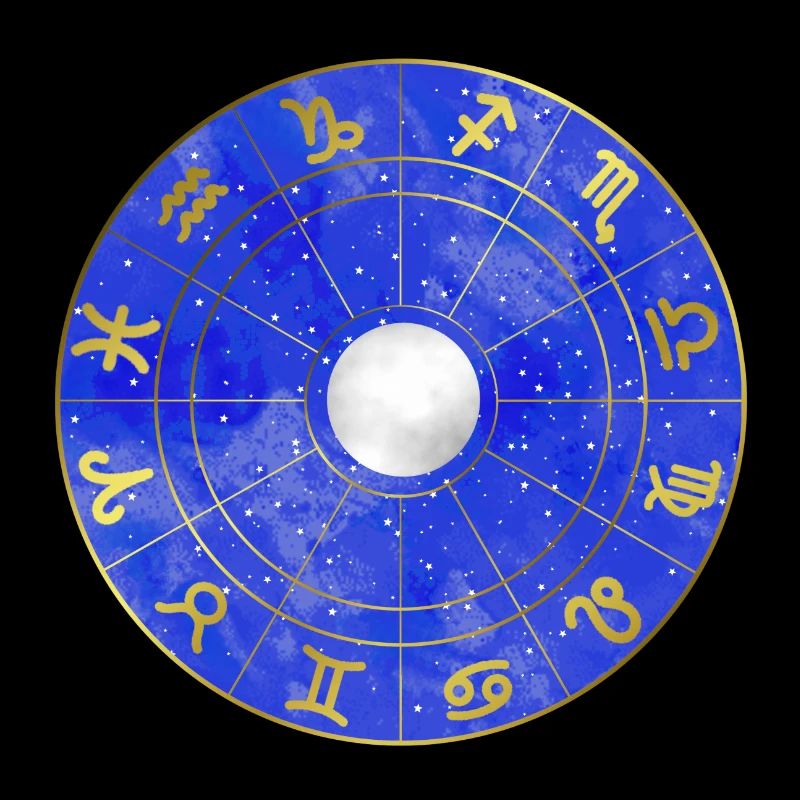 Stern - Sternzeichen - Mond - Sternenhimmel