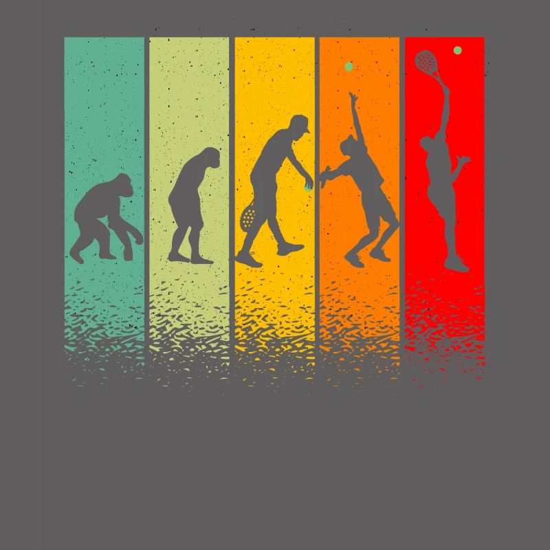 Evolution Tennisman Geschenkidee Mann