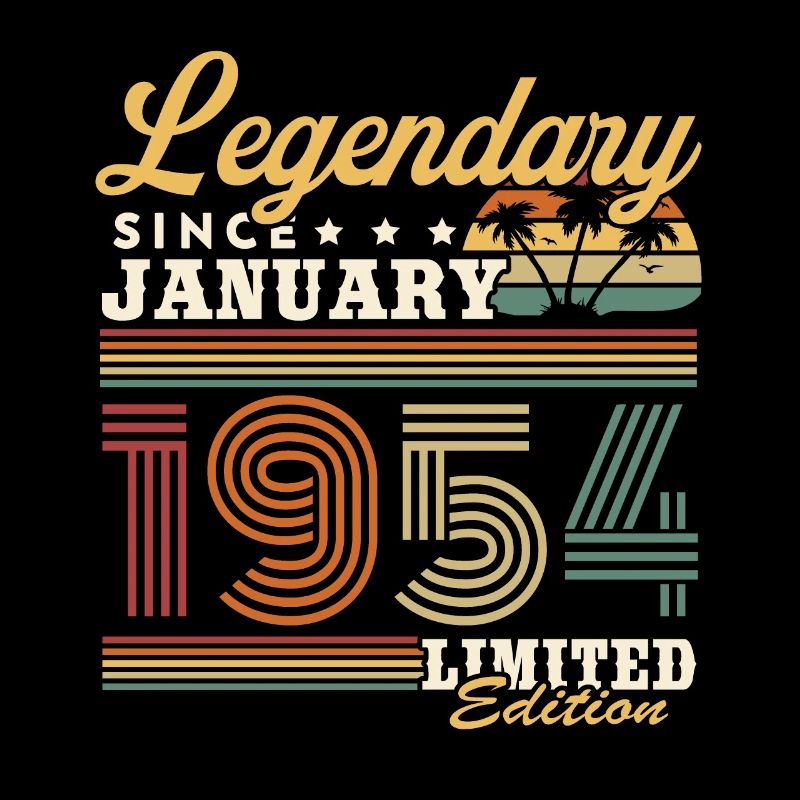 Legendary Since January 1954 Vintage Gift